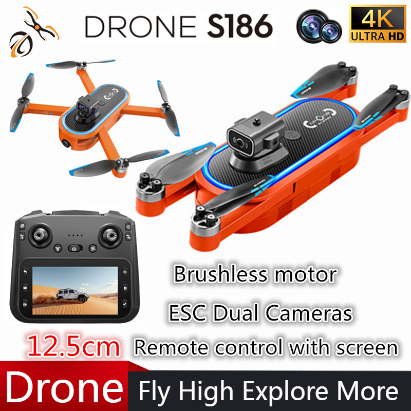 Photography Drone - 2025 S186 Drone professionnel 4K HD