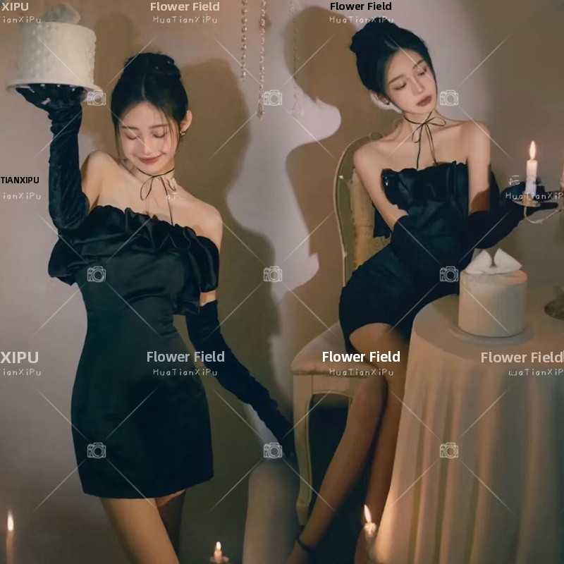 Photography Trend - Nouvelle robe de fête d'anniversaire sur
