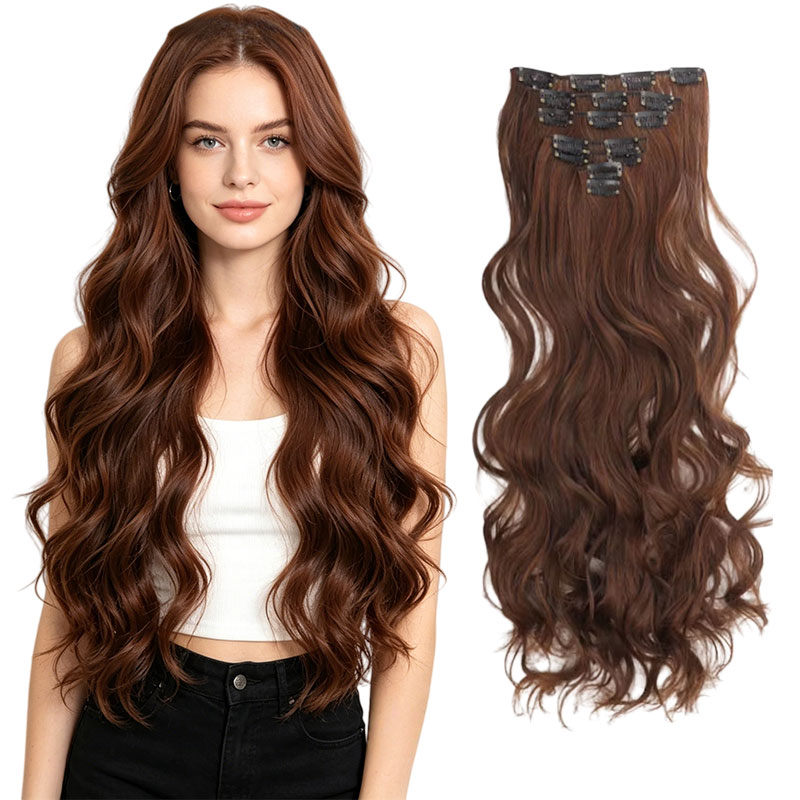 Photography Date - Extensions de cheveux ondulés de 20