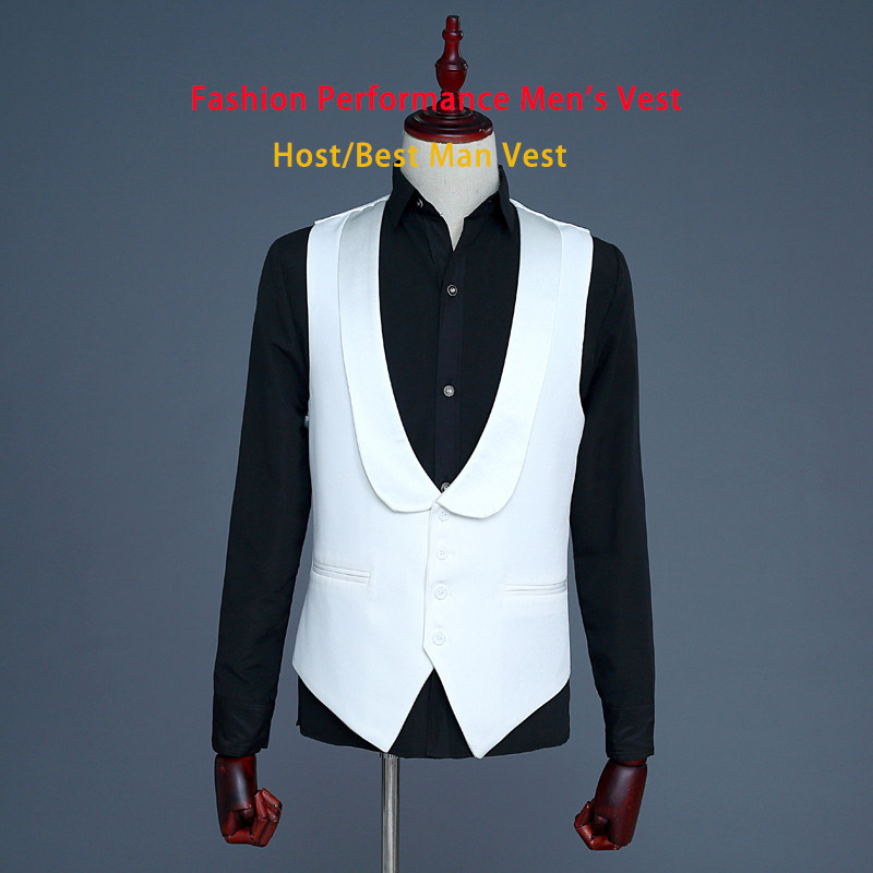 Photography Vest - Gilet de Performance blanc à col