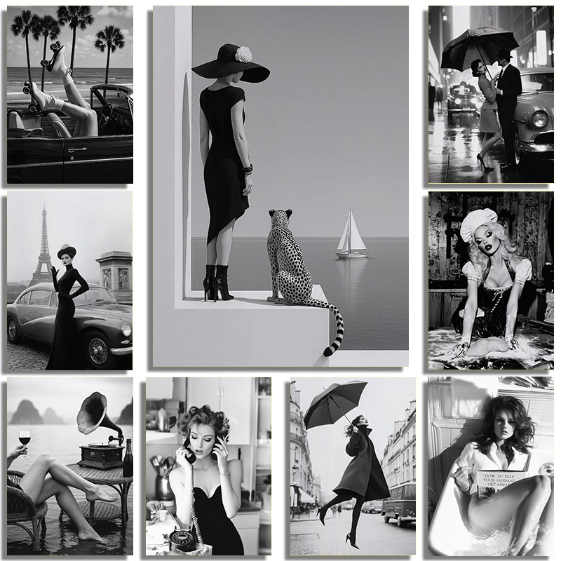 Photography Trend - Affiche d'art de portrait de modèle