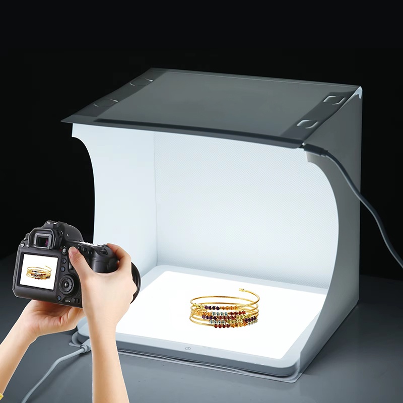 Photography Treatment - Boîte photo portable de 20 cm,