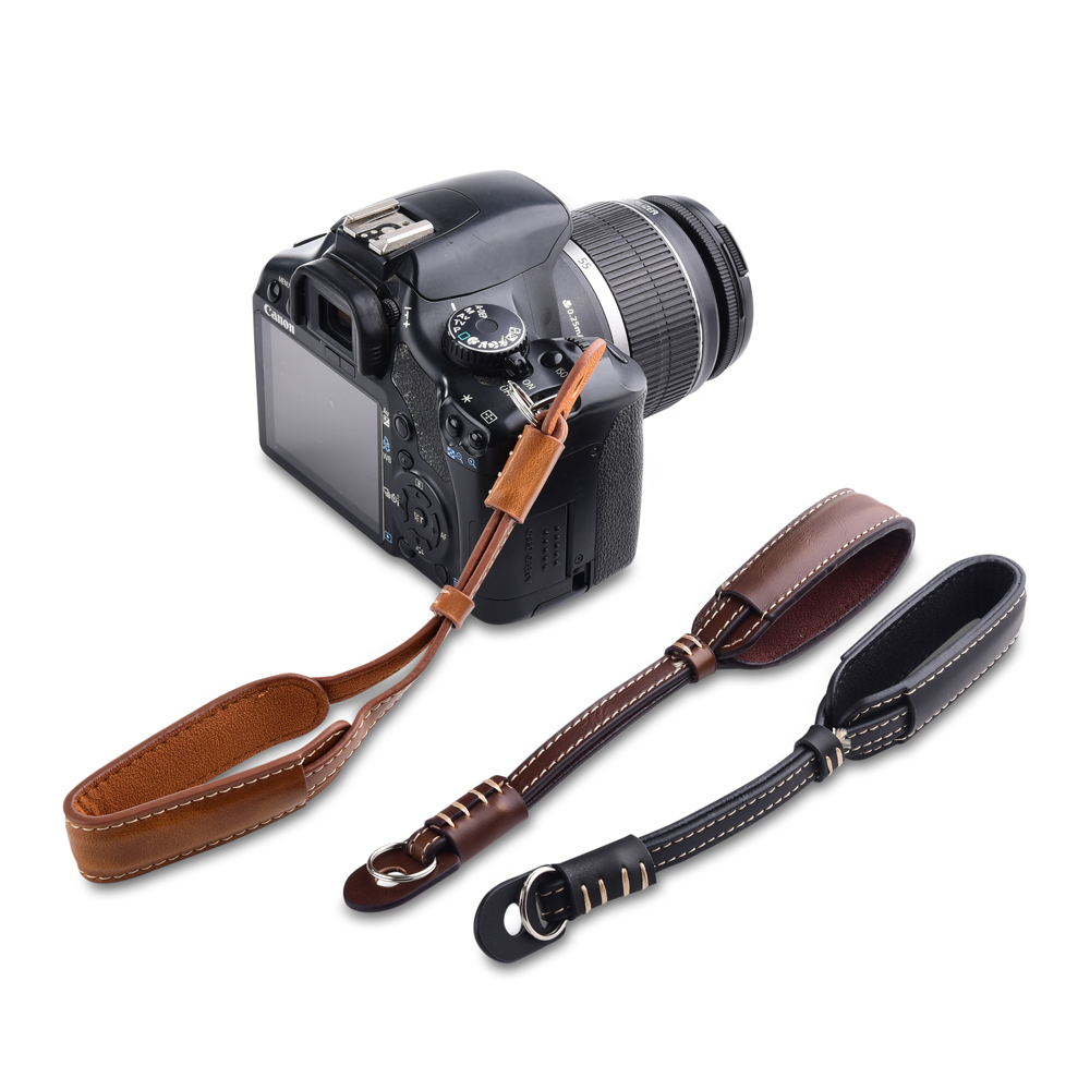 Nikon Camera D3500 - Poignée en cuir pour appareil photo,