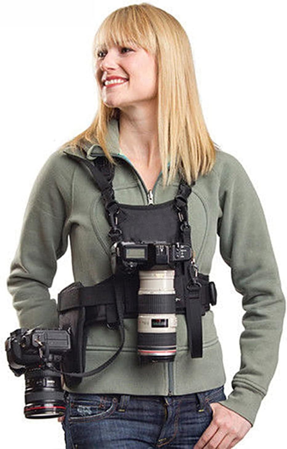 Photography Vest - Ceinture de transport de 2 appareils