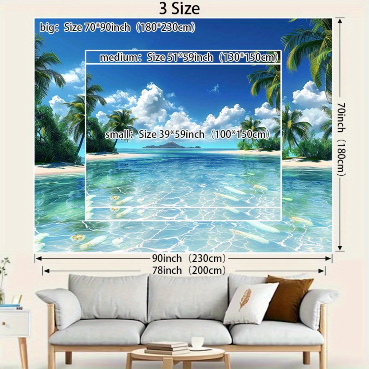 Toile de fond de plage tropica - Photography Aesthetic avis et prix