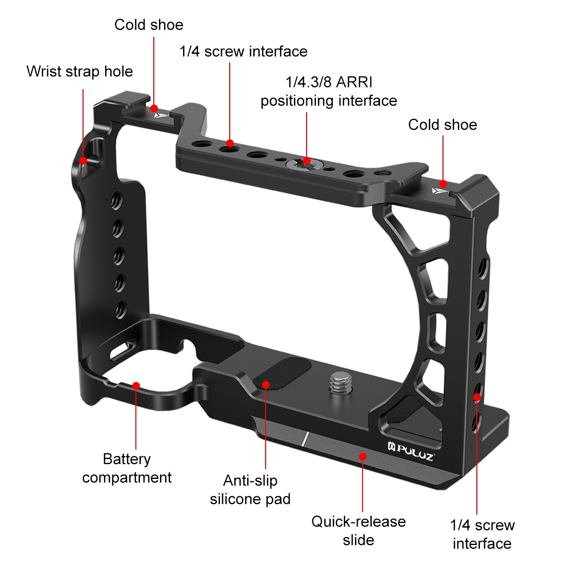 PULUZ – support d'extension de - Camera Cage Rig avis et prix