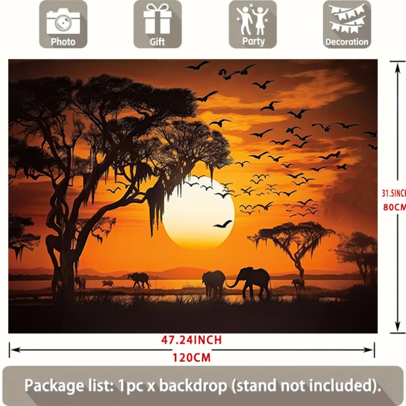 Tapisserie Serengeti Sunset Sa - Photography Aesthetic avis et prix