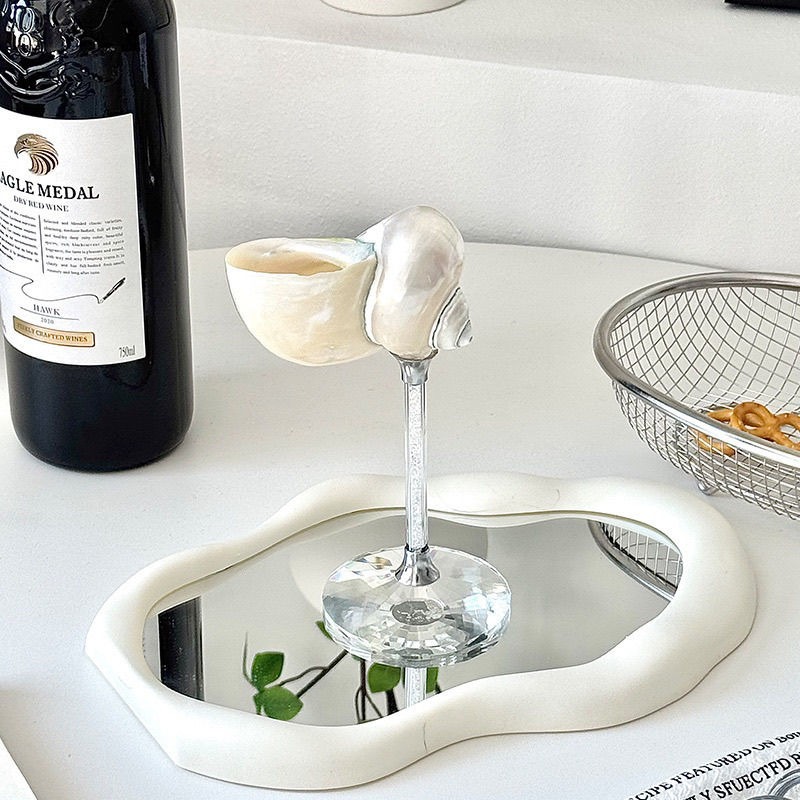 Verre à vin en forme de coquil - Photography Aesthetic avis et prix