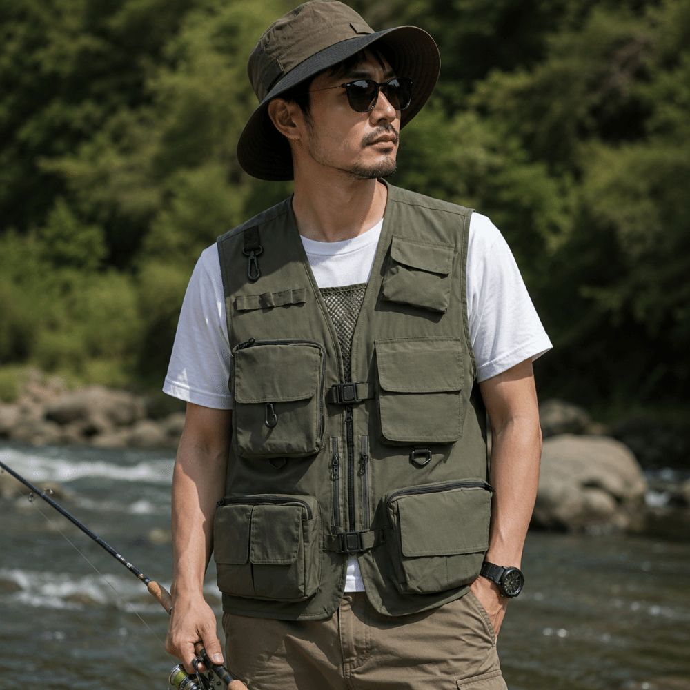 Gilet de pêche décontracté imp - Photography Vest avis et prix
