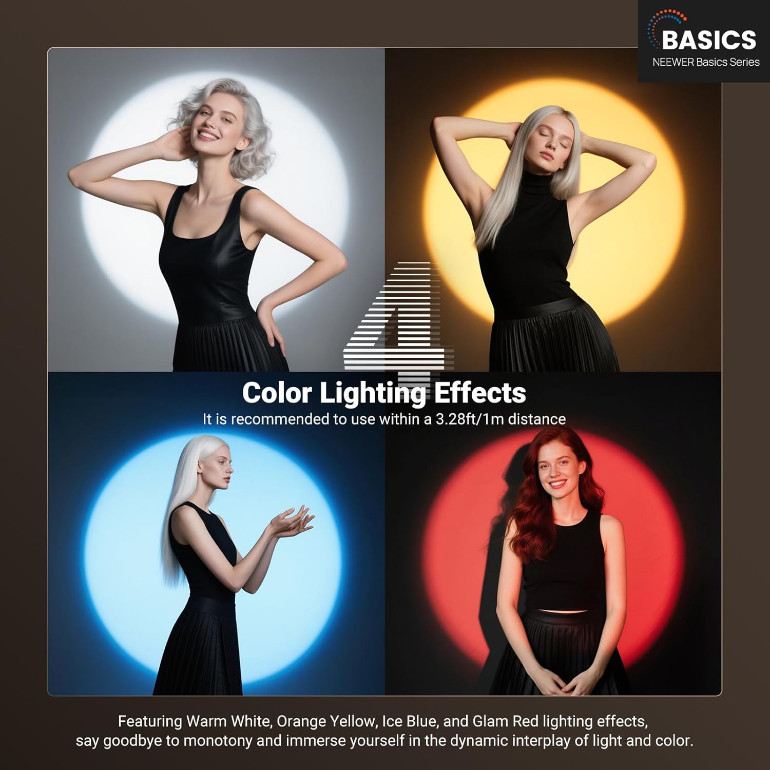 Lampe de photographie RGB NEEW - Strobe Light Studio avis et prix