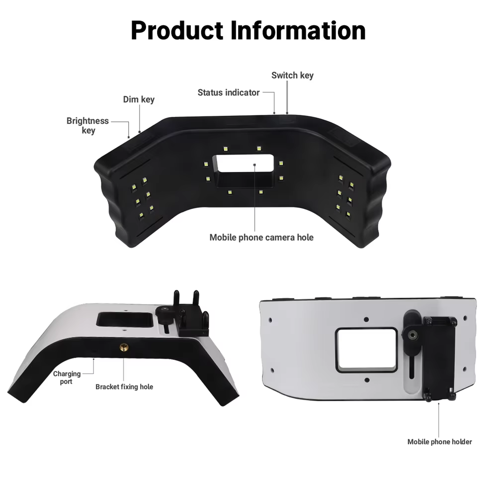 Lampe LED JUMTOP pour photogra - Photography Treatment avis et prix