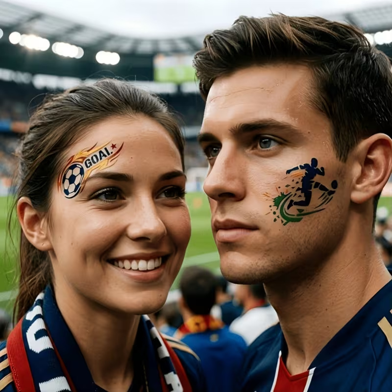 Lot de 6 pochoirs de football  - Photography Model avis et prix