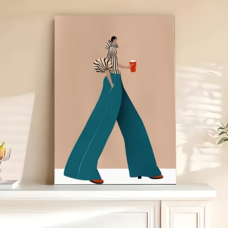 Affiche de femme pantalon bleu - Photography Trend avis et prix