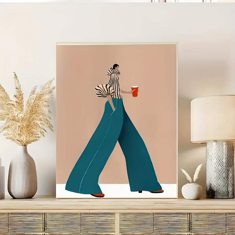 Affiche de femme pantalon bleu - Photography Trend avis et prix