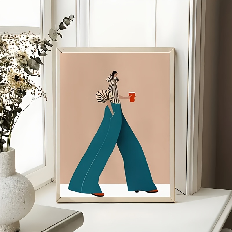 Affiche de femme pantalon bleu - Photography Trend avis et prix